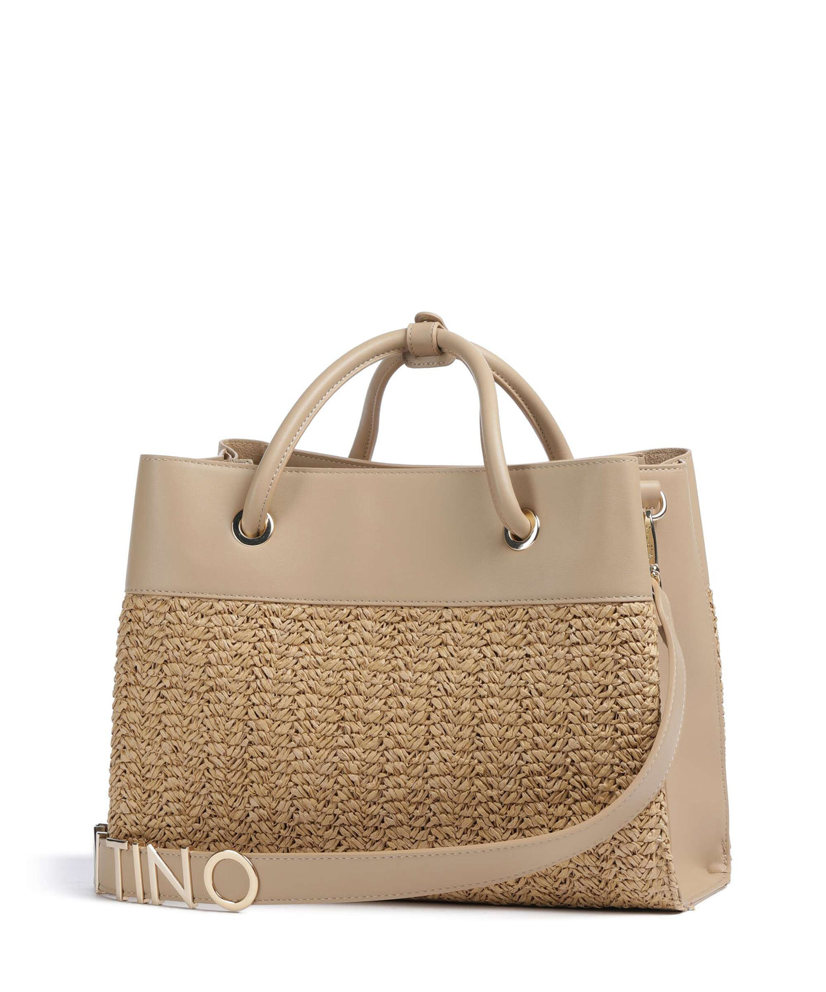 Valentino Bags Top Handle Bag – Naturale