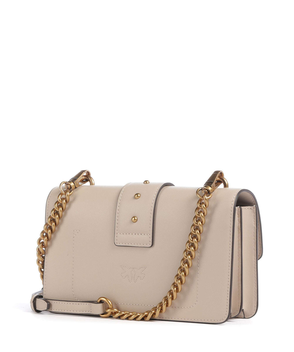 Pinko Crossbody Bag – Beige / Grigio Fumo / Antique Gold 2