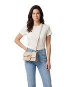 Pinko Crossbody Bag – Beige / Grigio Fumo / Antique Gold 3