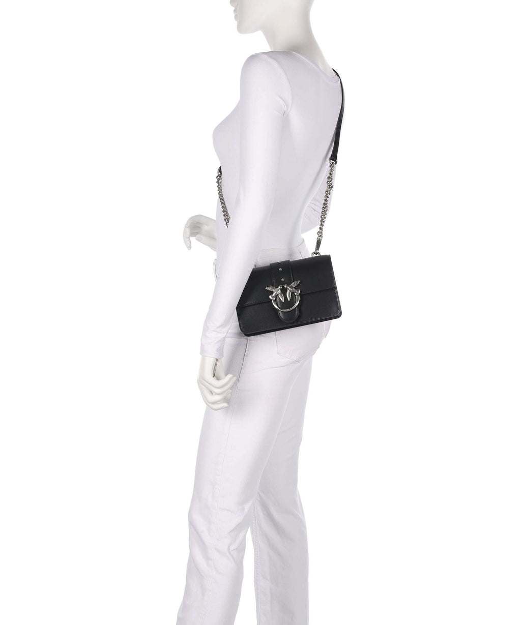 Pinko Crossbody Bag – Black / Old Silver 3