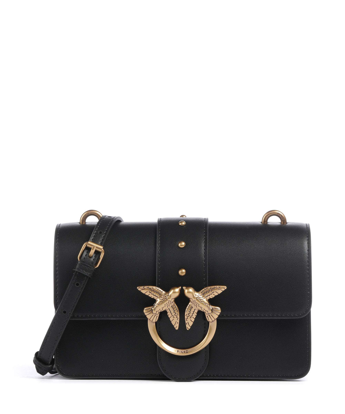 Pinko Crossbody Bag – Black / Antique Gold 1