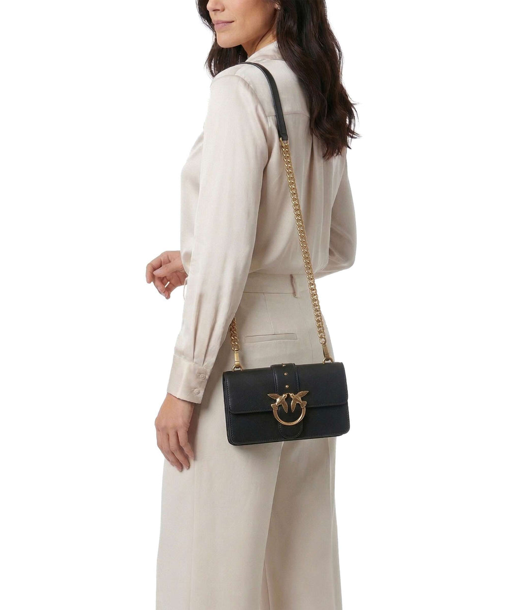 Pinko Crossbody Bag – Black / Antique Gold 3