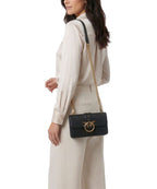 Pinko Crossbody Bag – Black / Antique Gold 3