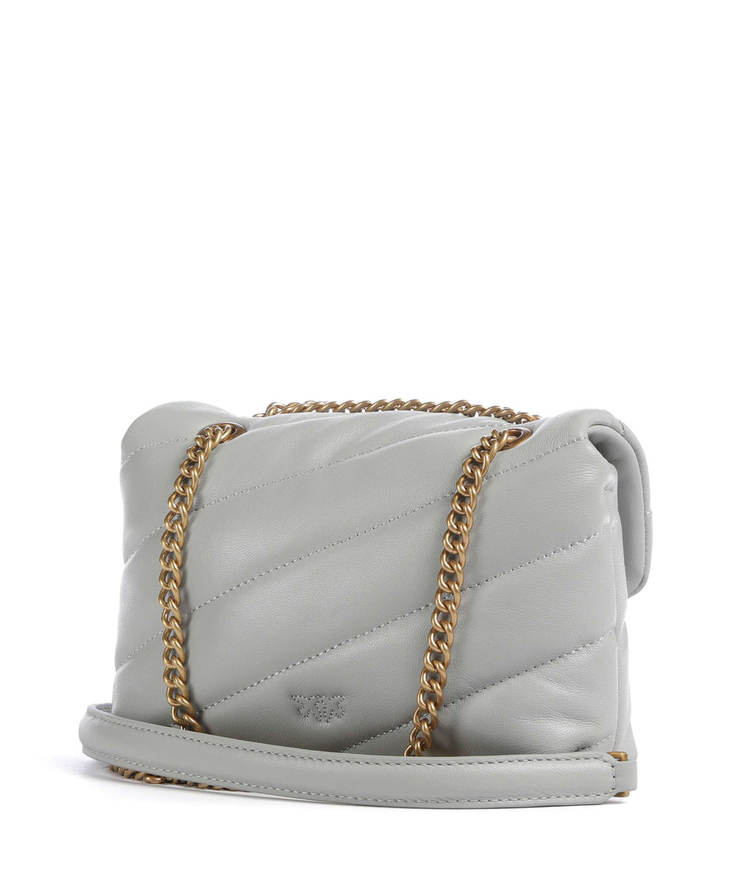 Pinko Shoulder Bag – Grigio Perla / Antique Gold 2