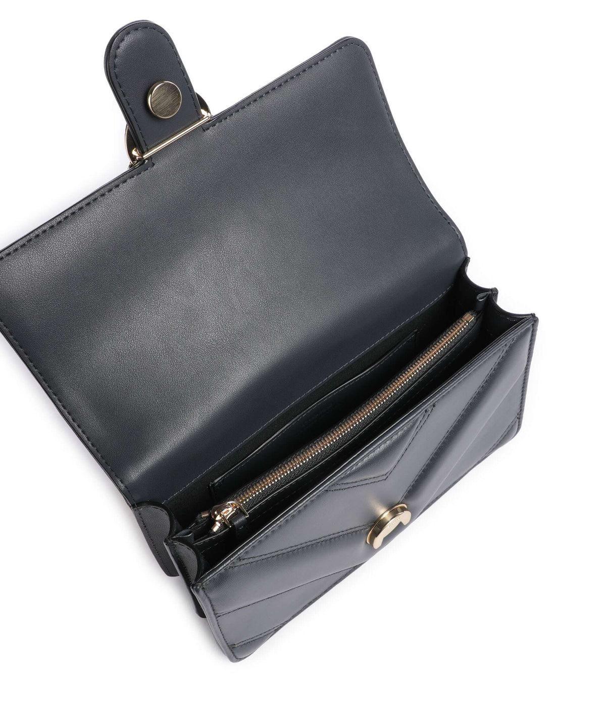 Pinko Shoulder Bag – Grigio Asfalto / Oro Mordore 6