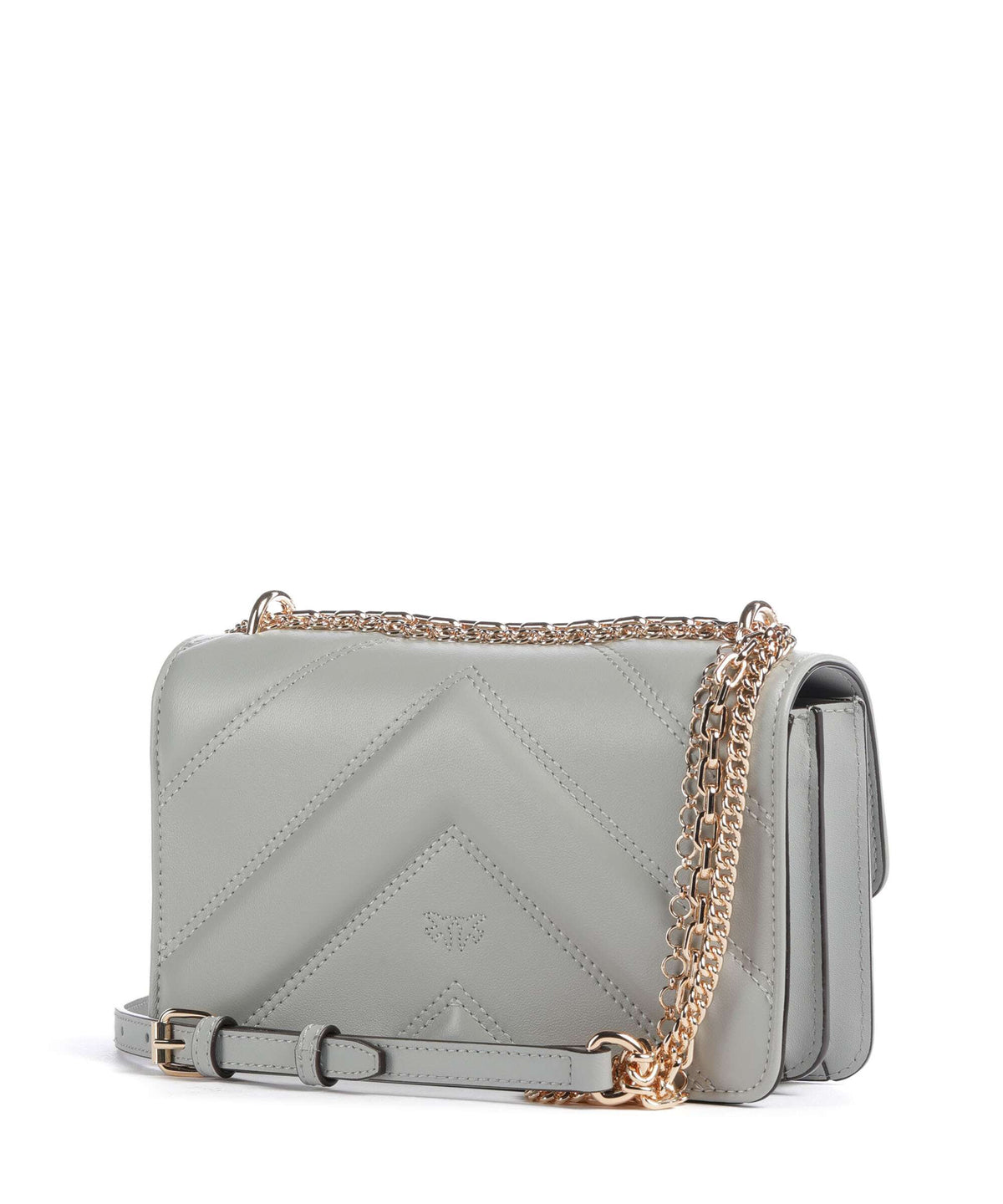 Pinko Shoulder Bag – Grigio Perla / Gold Mordore 2