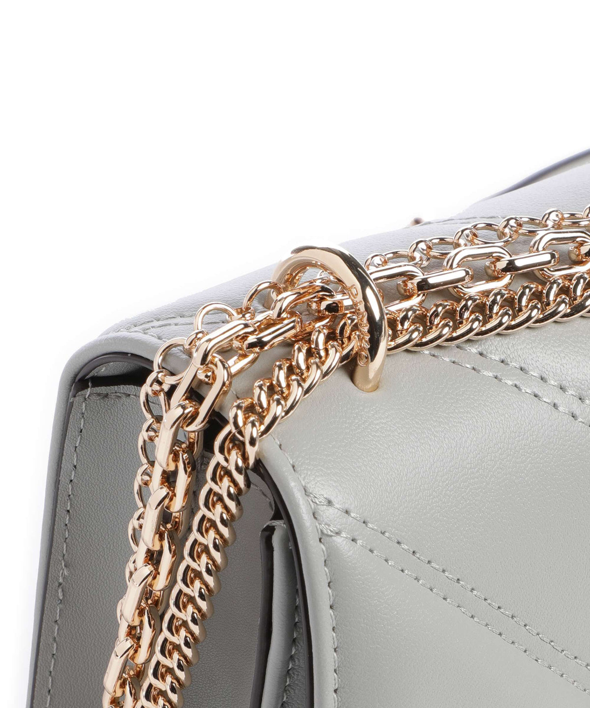 Pinko Shoulder Bag – Grigio Perla / Gold Mordore 4