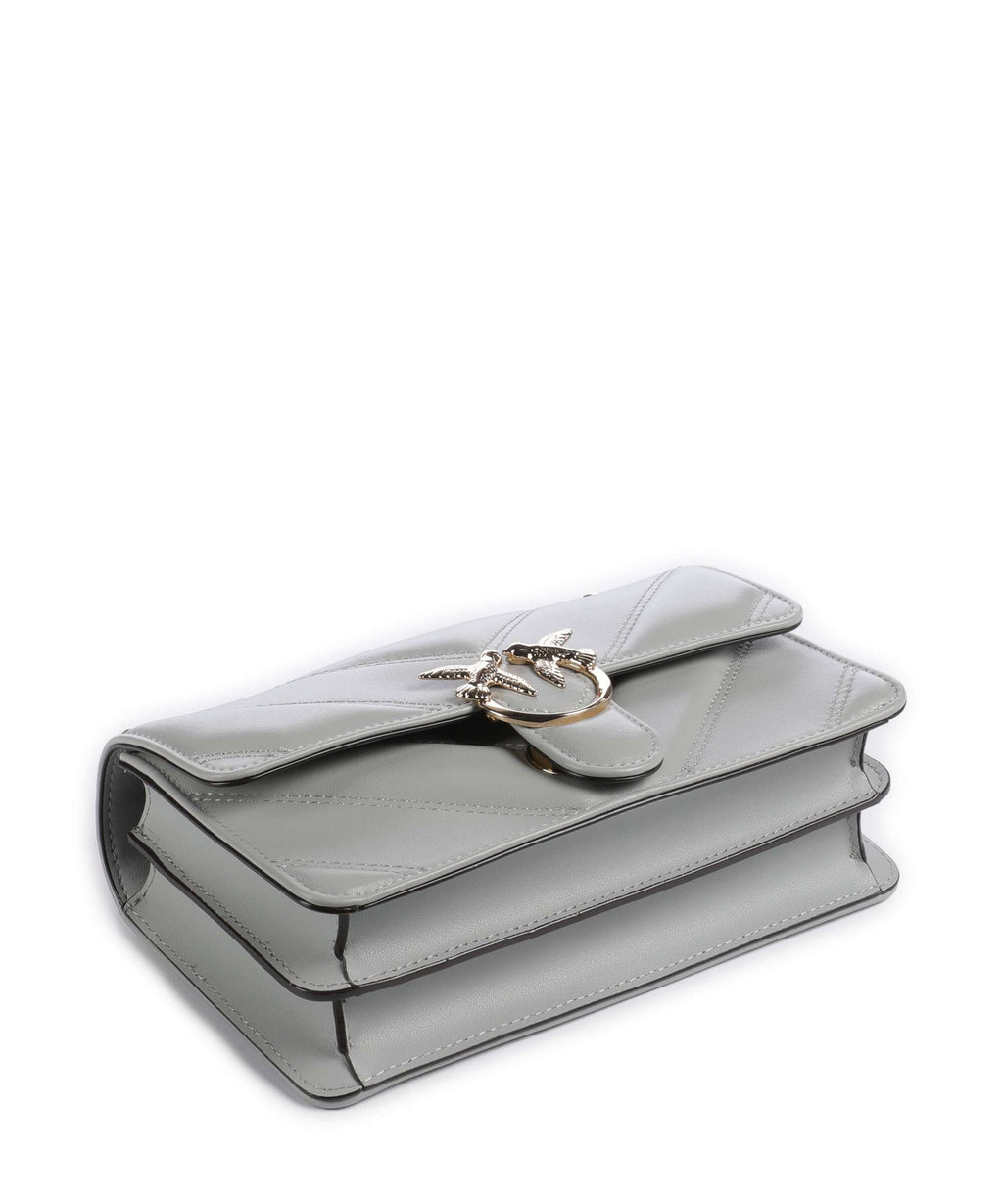 Pinko Shoulder Bag – Grigio Perla / Gold Mordore 5
