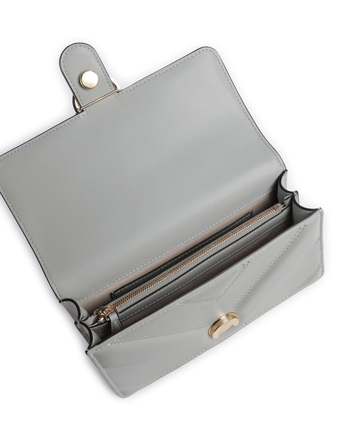 Pinko Shoulder Bag – Grigio Perla / Gold Mordore 6