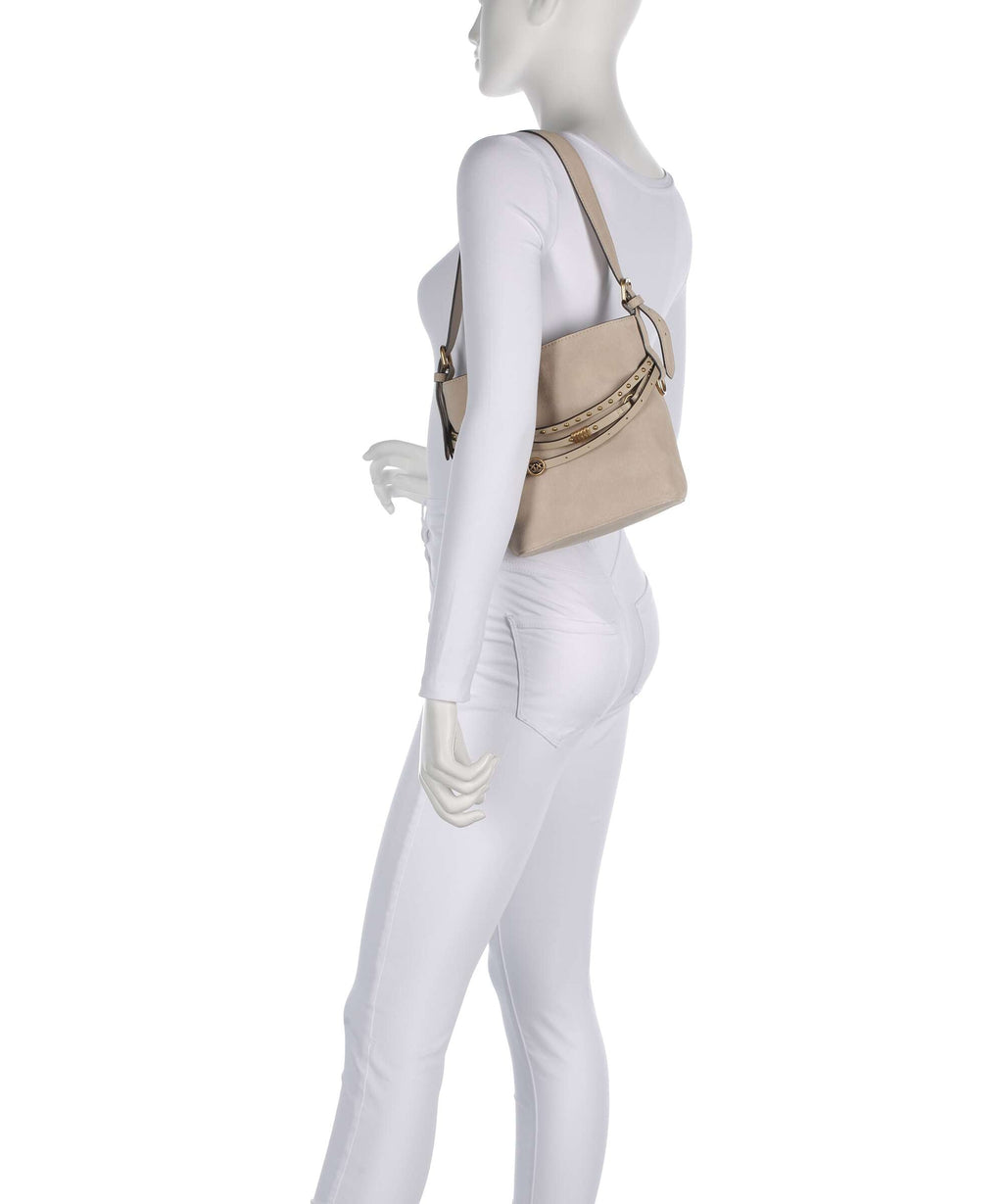 Pinko Bucket Bag – Beige / Grigio Fumo / Antique Gold 3