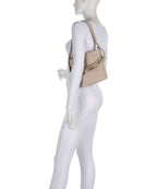 Pinko Bucket Bag – Beige / Grigio Fumo / Antique Gold 3