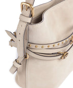 Pinko Bucket Bag – Beige / Grigio Fumo / Antique Gold 4