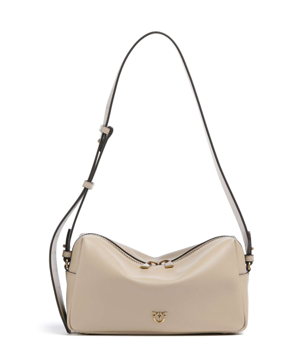 Pinko Shoulder Bag – Beige / Grigio Fumo / Antique Gold 1