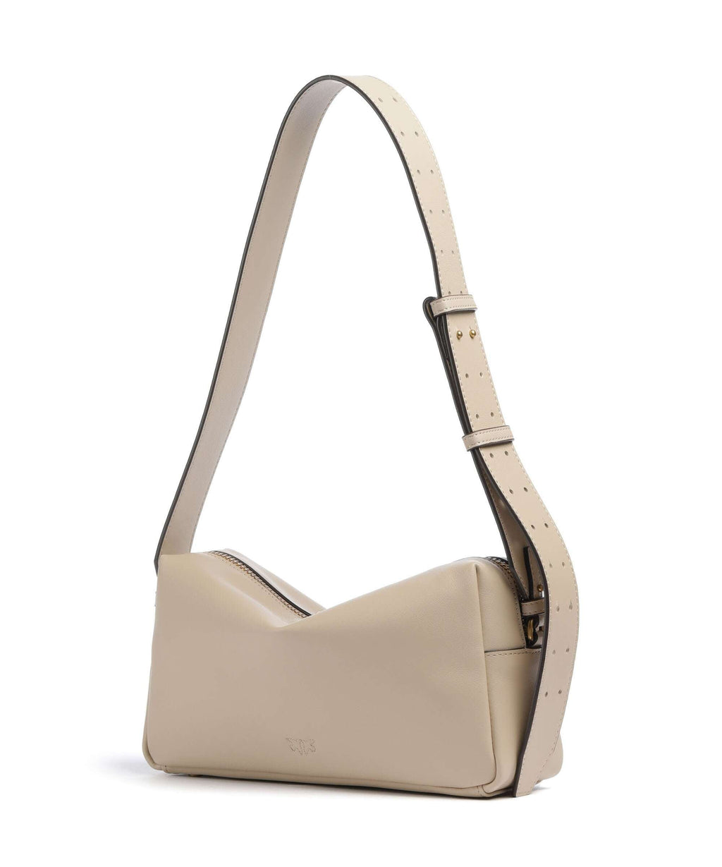 Pinko Shoulder Bag – Beige / Grigio Fumo / Antique Gold 2