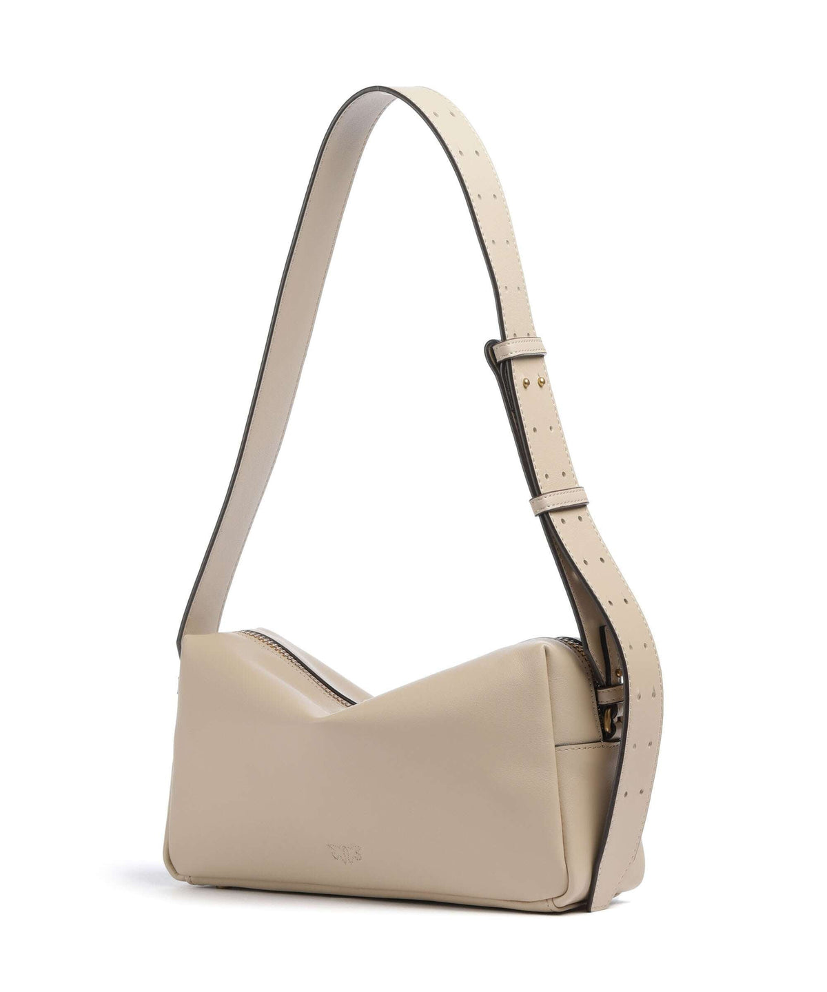 Pinko Shoulder Bag – Beige / Grigio Fumo / Antique Gold 2