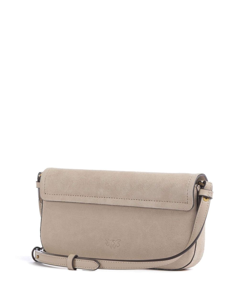 Pinko Crossbody Bag – Beige / Grigio Fumo / Antique Gold 2