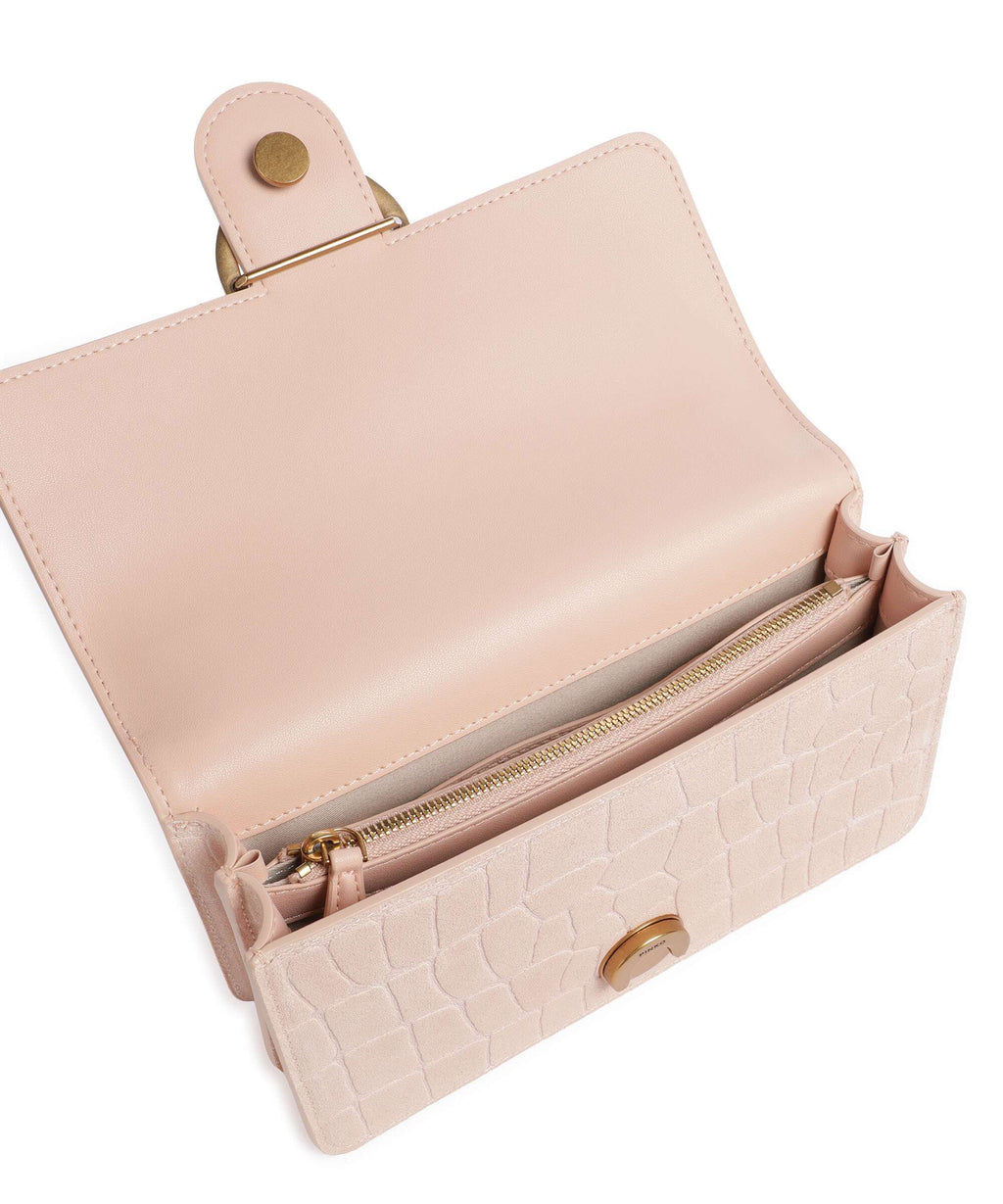 Pinko Shoulder Bag – Light Pink / Antique Gold 7