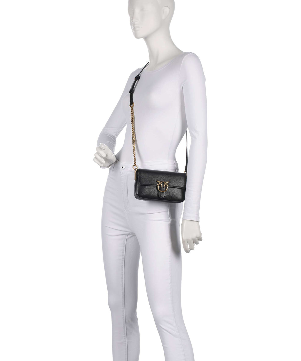 Pinko Crossbody Bag – Black / Antique Gold 3