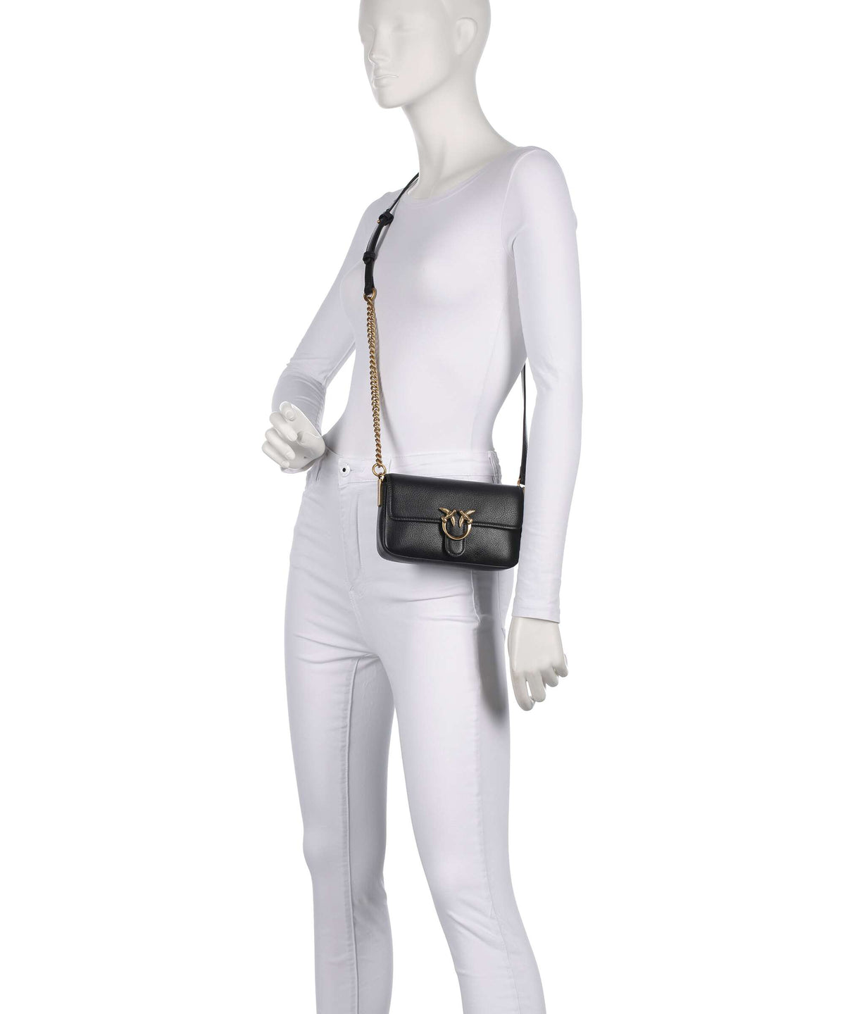 Pinko Crossbody Bag – Black / Antique Gold 3