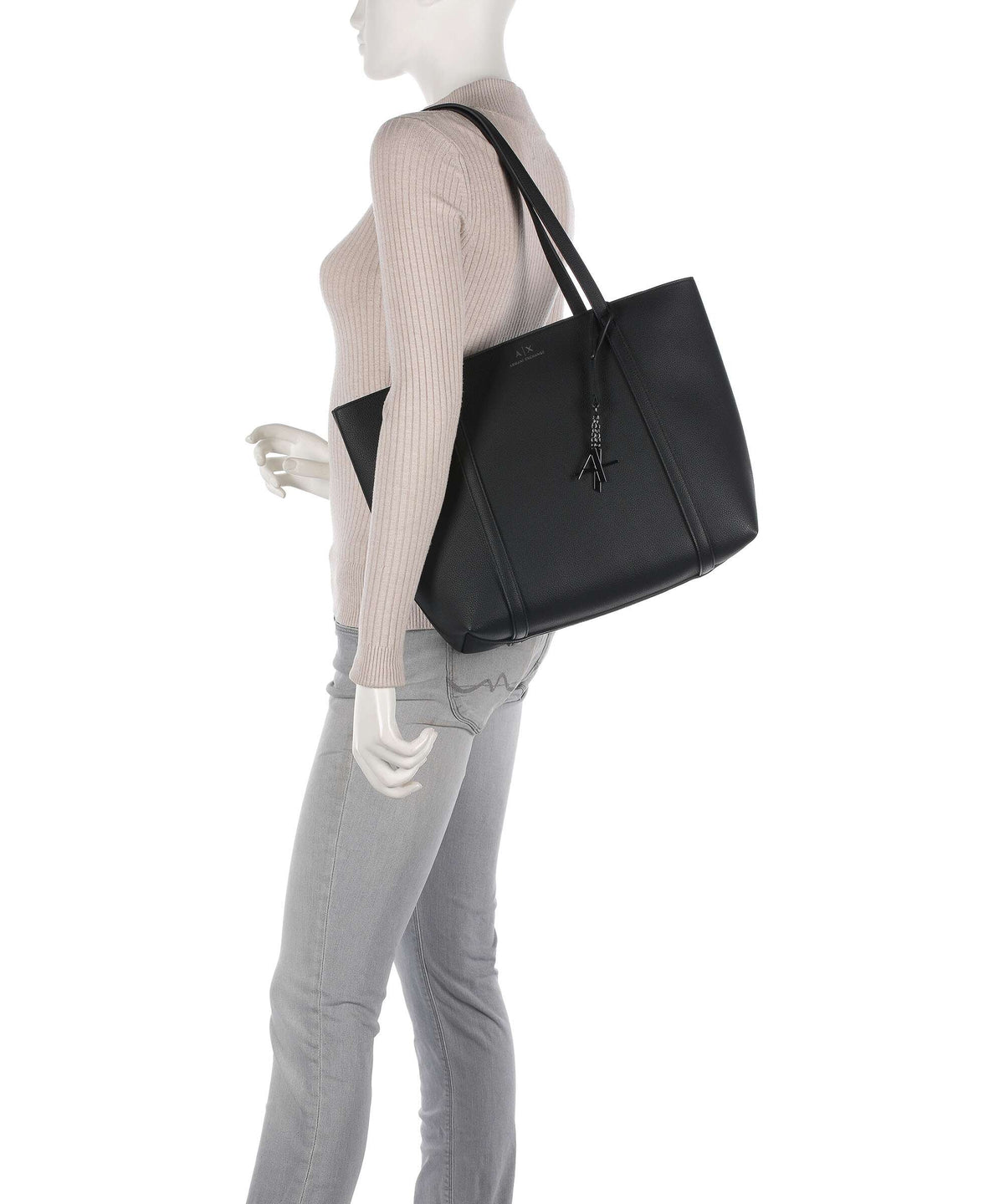 Armani Exchange Tote Bag – Black 3