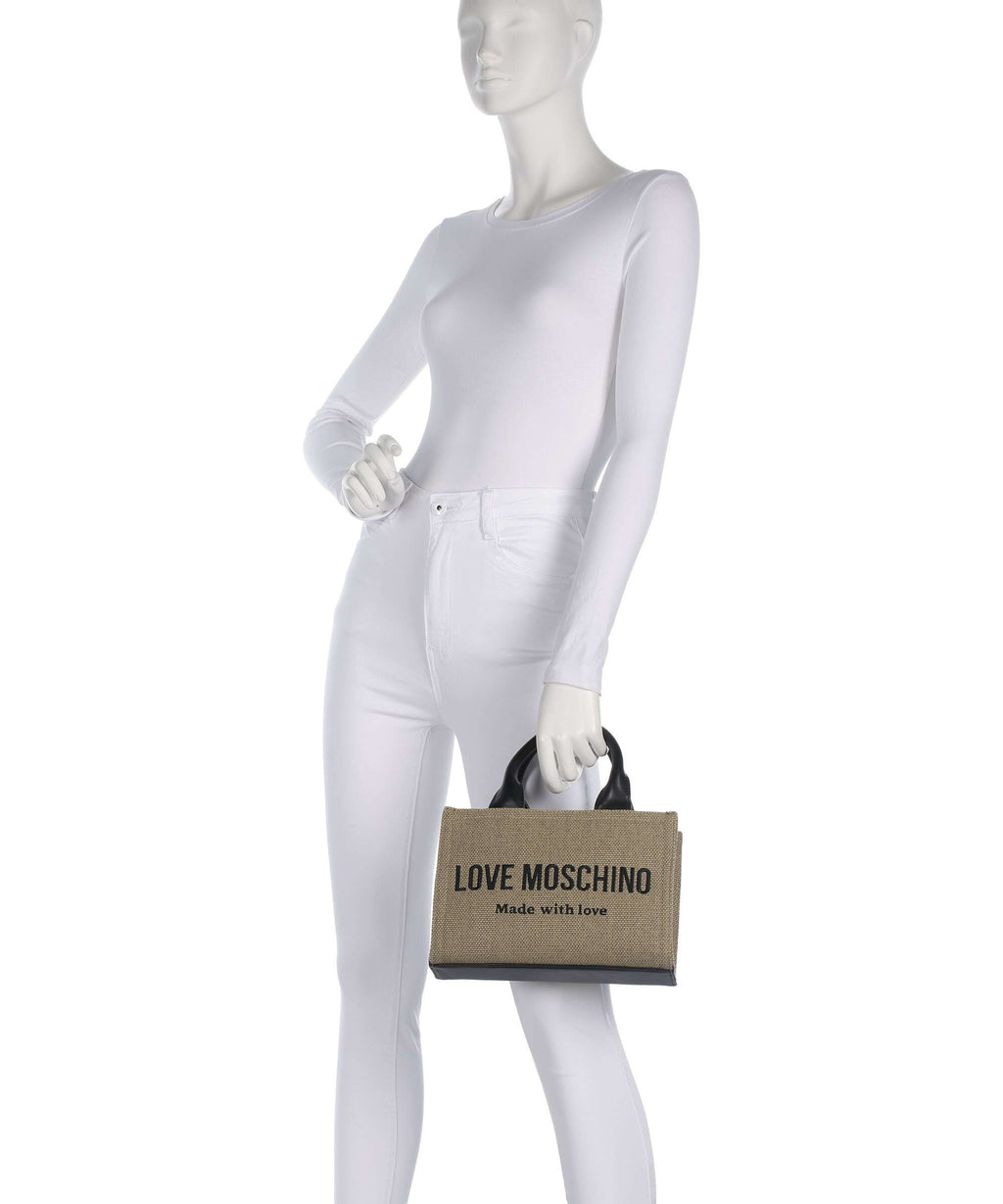 Love Moschino Top Handle Bag – Black / Gold 3