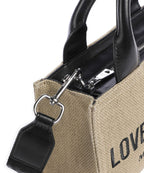 Love Moschino Top Handle Bag – Black / Gold 4