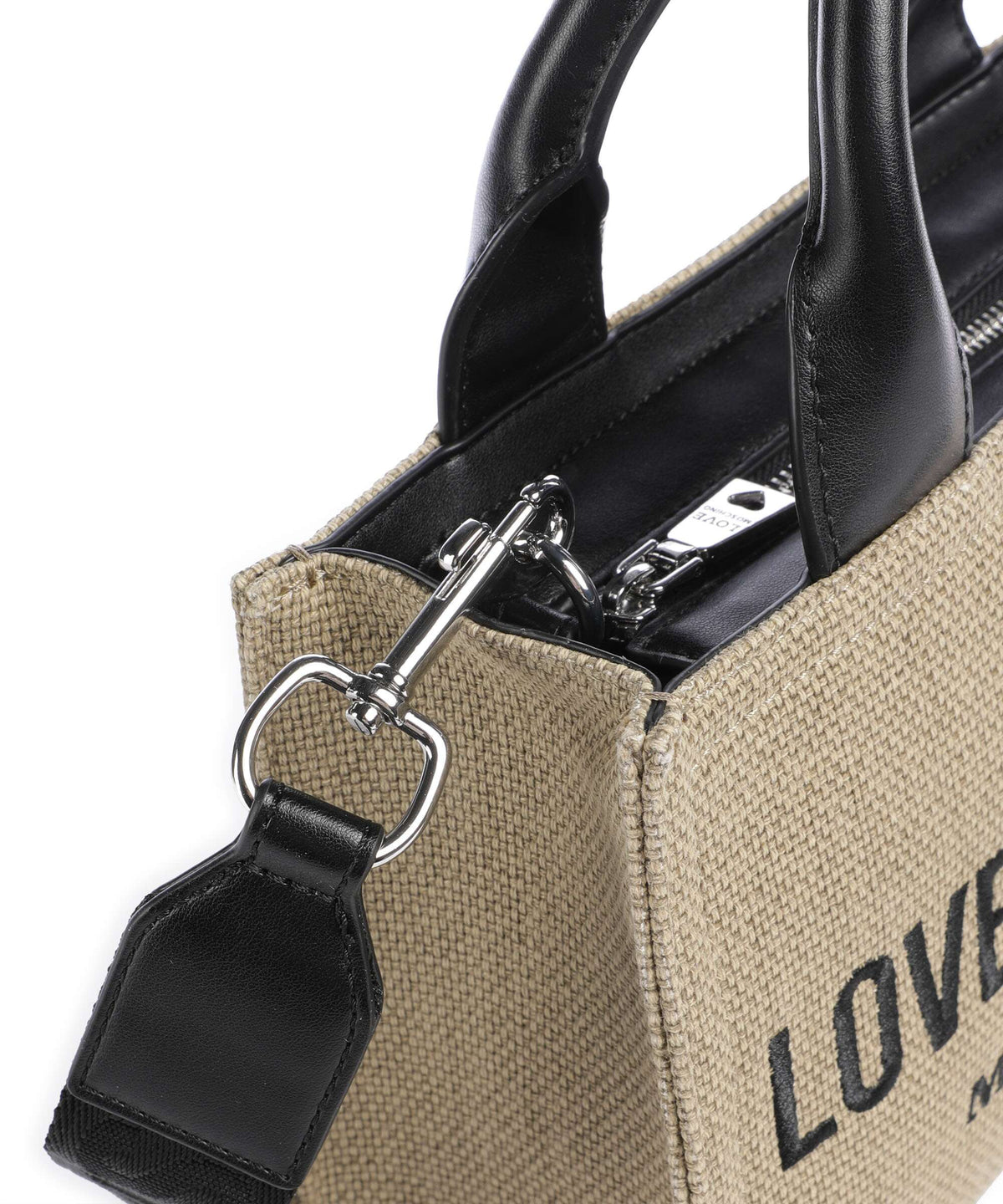 Love Moschino Top Handle Bag – Black / Gold 4