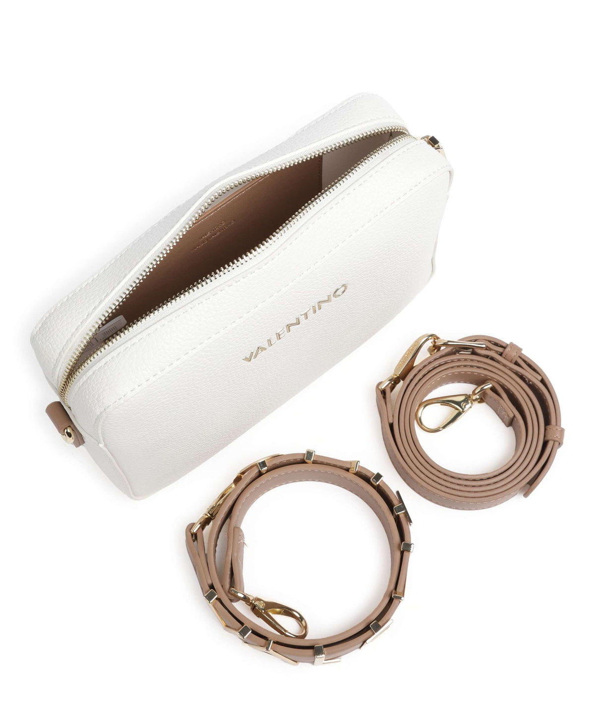 Valentino Bags Crossbody Bag – Bianco / Cuoio 5