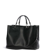 Emporio Armani M Top Handle Bag – Black / Cappuccino