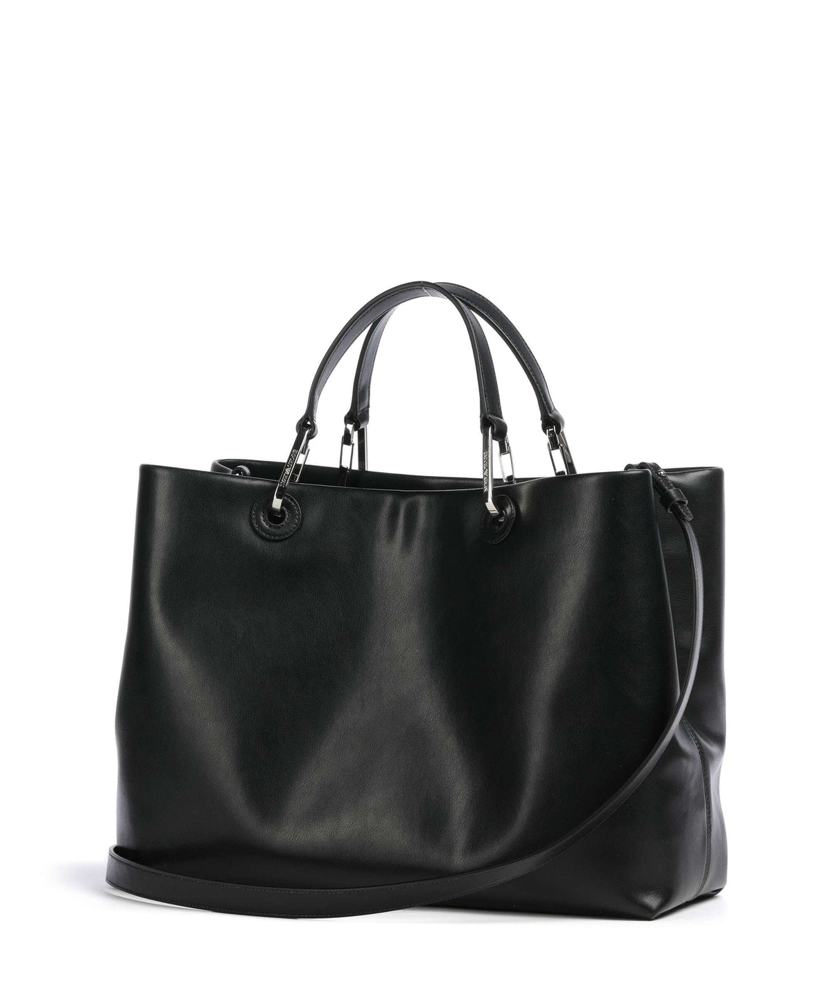 Emporio Armani M Top Handle Bag – Black / Cappuccino