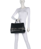 Emporio Armani M Top Handle Bag – Black / Cappuccino