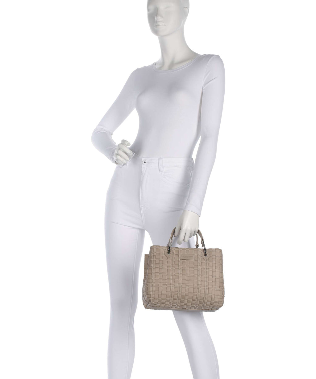 Emporio Armani S Top Handle Bag – Visone