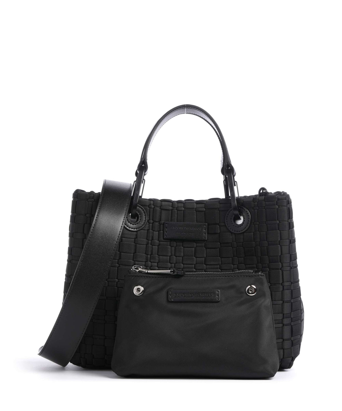 Emporio Armani S Top Handle Bag – Black Beauty