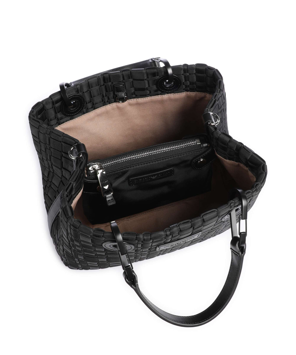 Emporio Armani S Top Handle Bag – Black Beauty