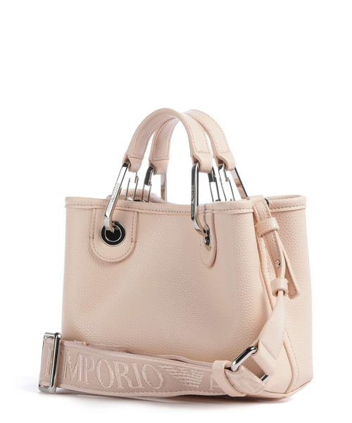 Emporio Armani XS Top Handle Bag – Apricot / Moka