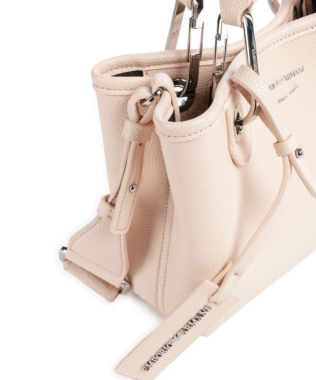 Emporio Armani XS Top Handle Bag – Apricot / Moka