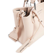 Emporio Armani XS Top Handle Bag – Apricot / Moka