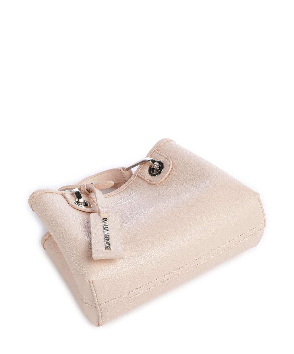 Emporio Armani XS Top Handle Bag – Apricot / Moka