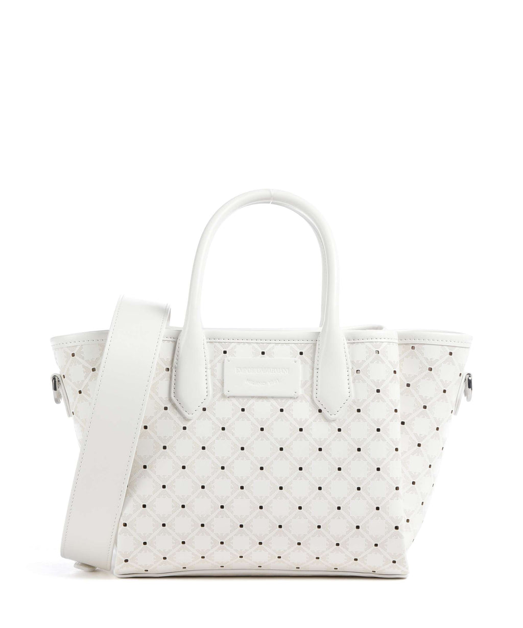 Emporio Armani Top Handle Bag – Bianco / Nudo 1