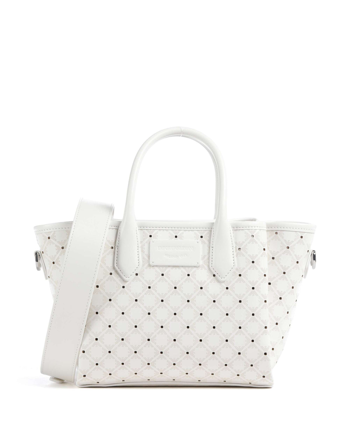 Emporio Armani Top Handle Bag – Bianco / Nudo 1