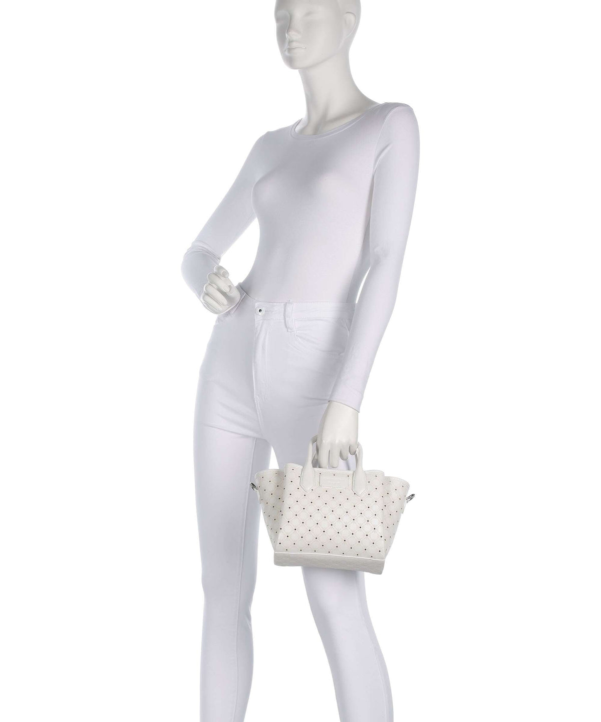 Emporio Armani Top Handle Bag – Bianco / Nudo 3