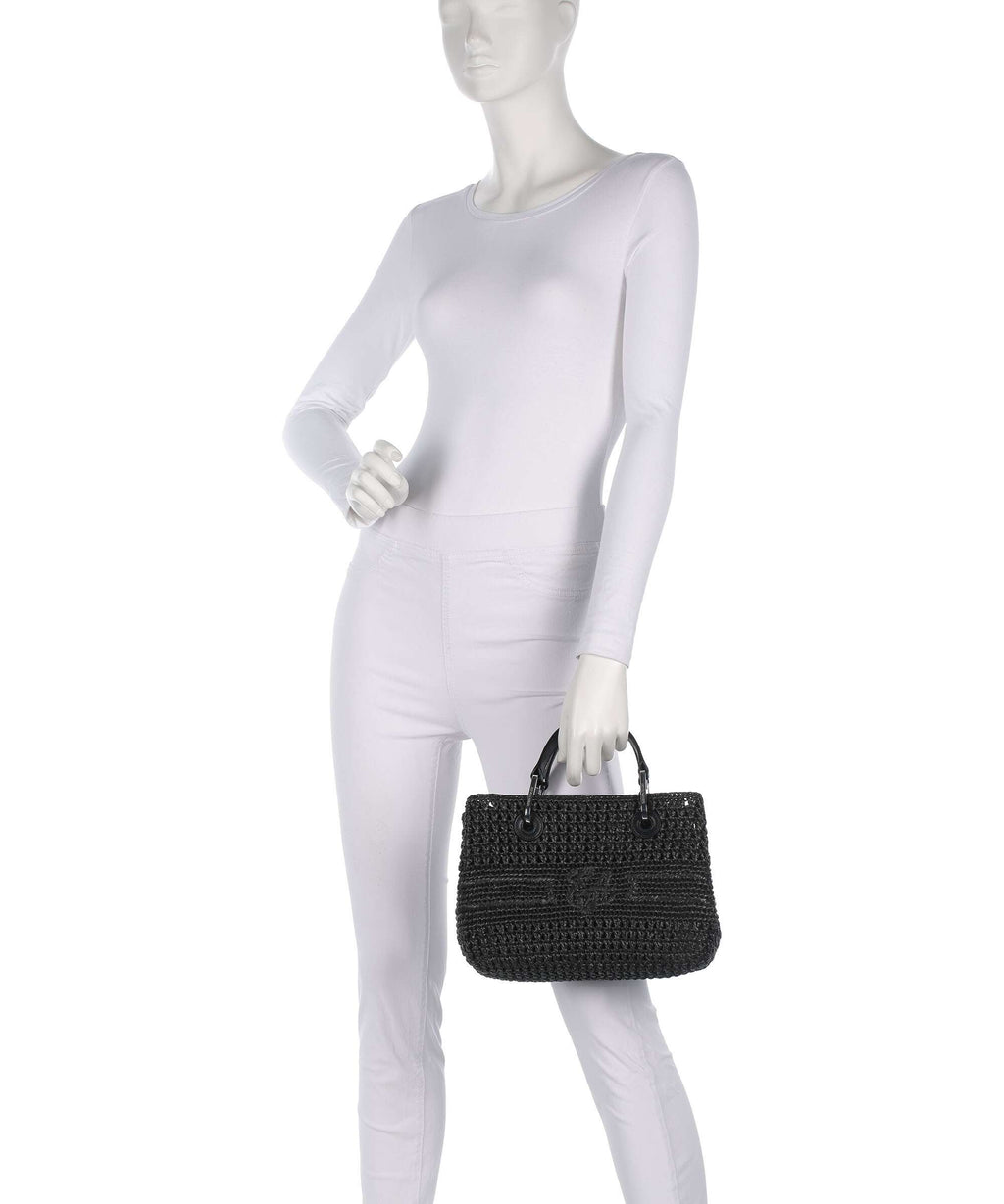 Emporio Armani S Top Handle Bag – Black