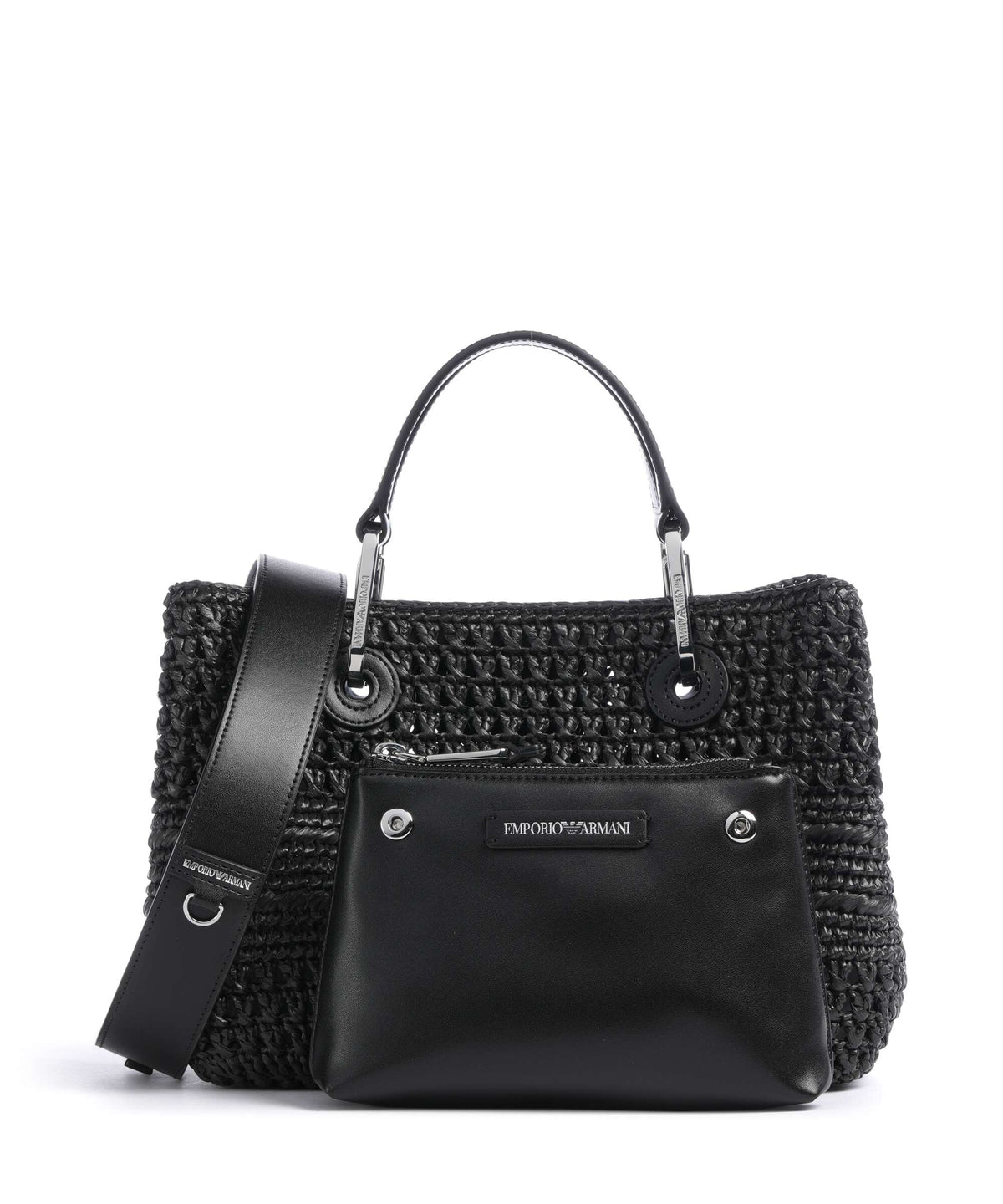 Emporio Armani S Top Handle Bag – Black