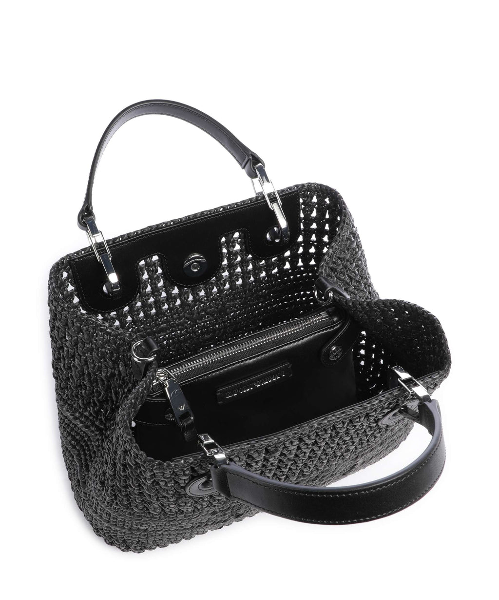 Emporio Armani S Top Handle Bag – Black