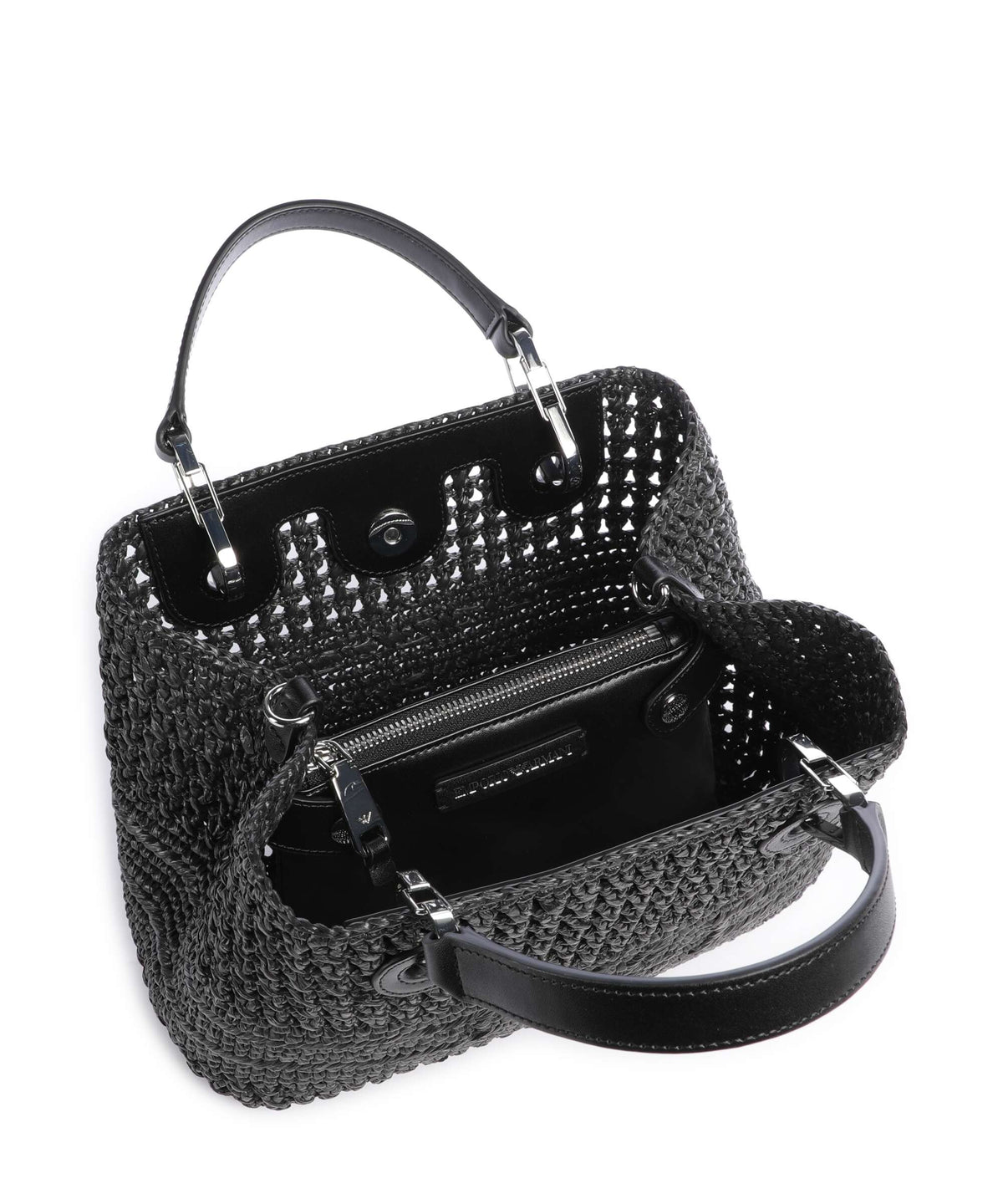 Emporio Armani S Top Handle Bag – Black