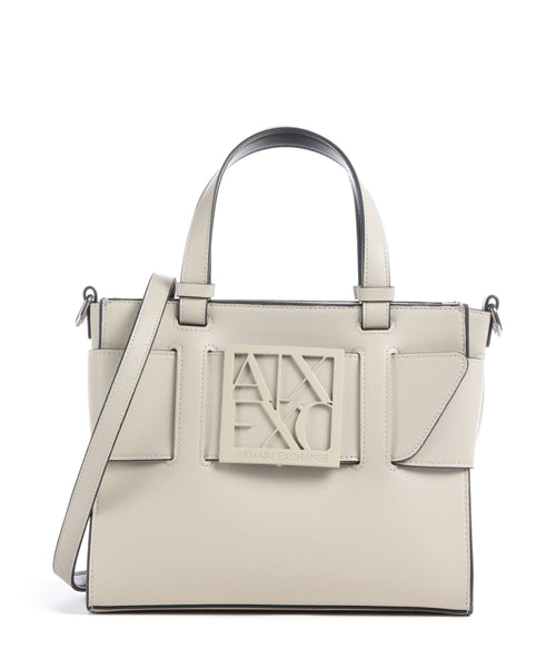 Armani Exchange Top Handle Bag – Beige 1