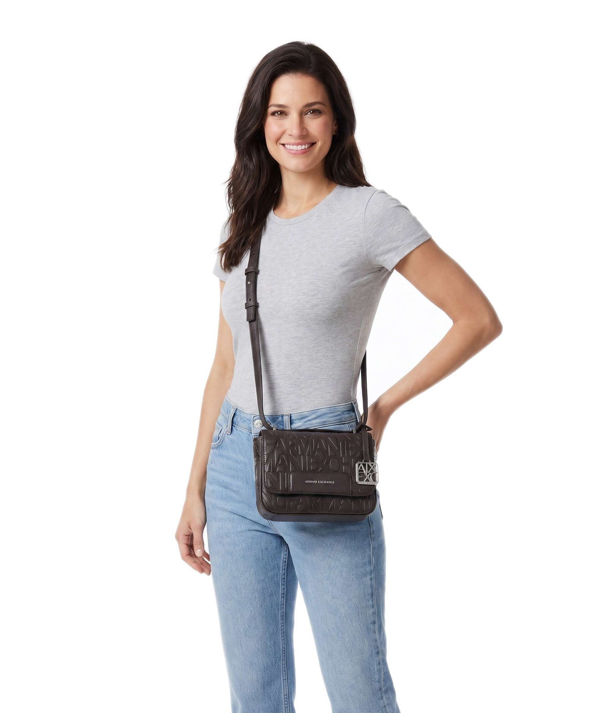 Armani Exchange Crossbody Bag – Saddlebrown 3