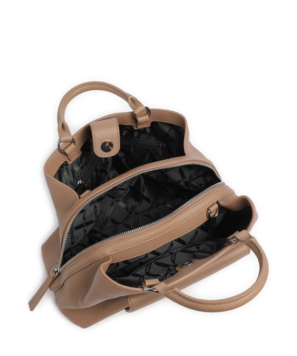 Armani Exchange Top Handle Bag – Rust Brown 6