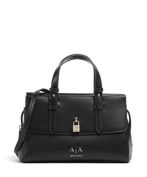 Armani Exchange Top Handle Bag – Black 1