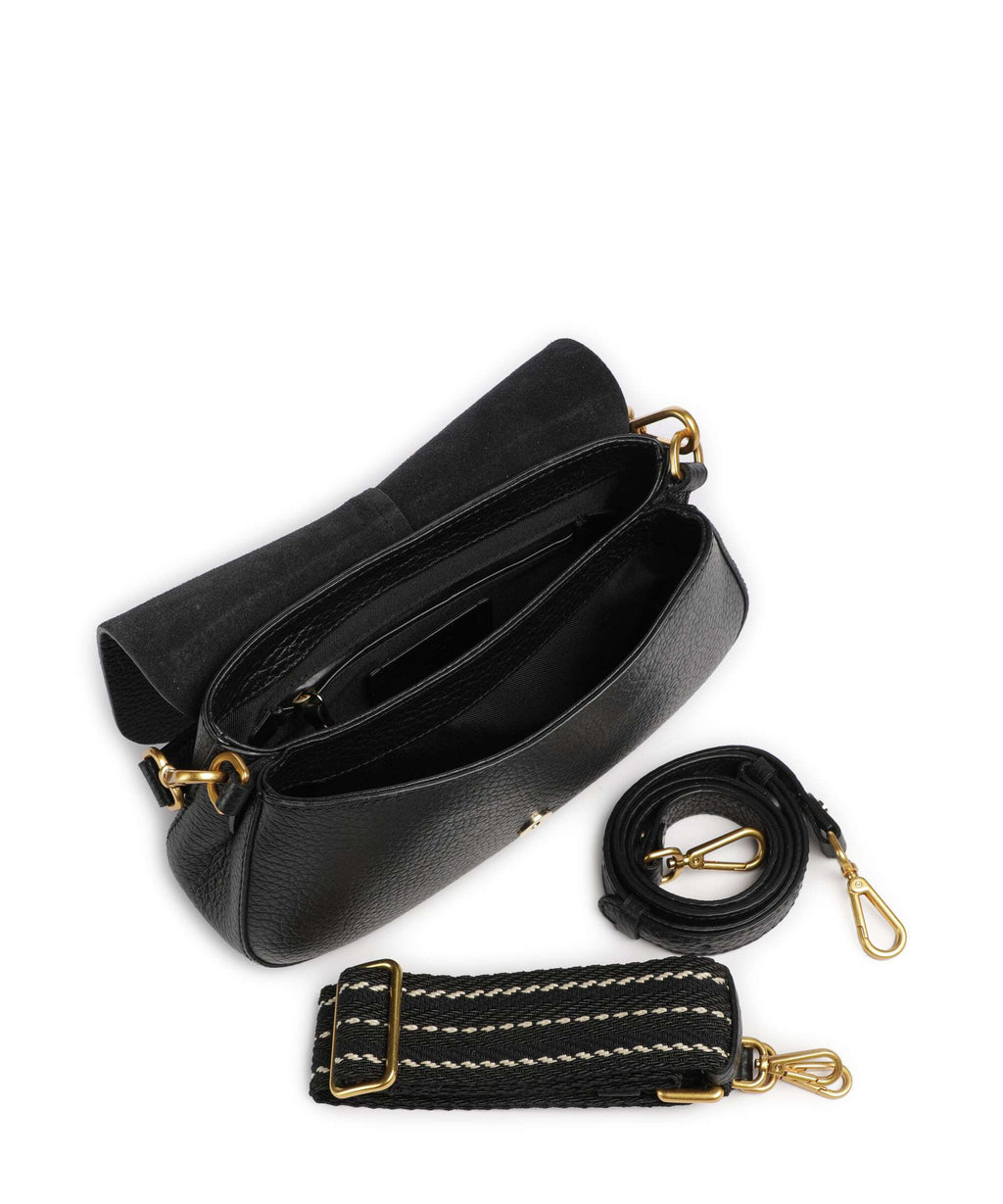 Gianni Chiarini Shoulder Bag – Black 6